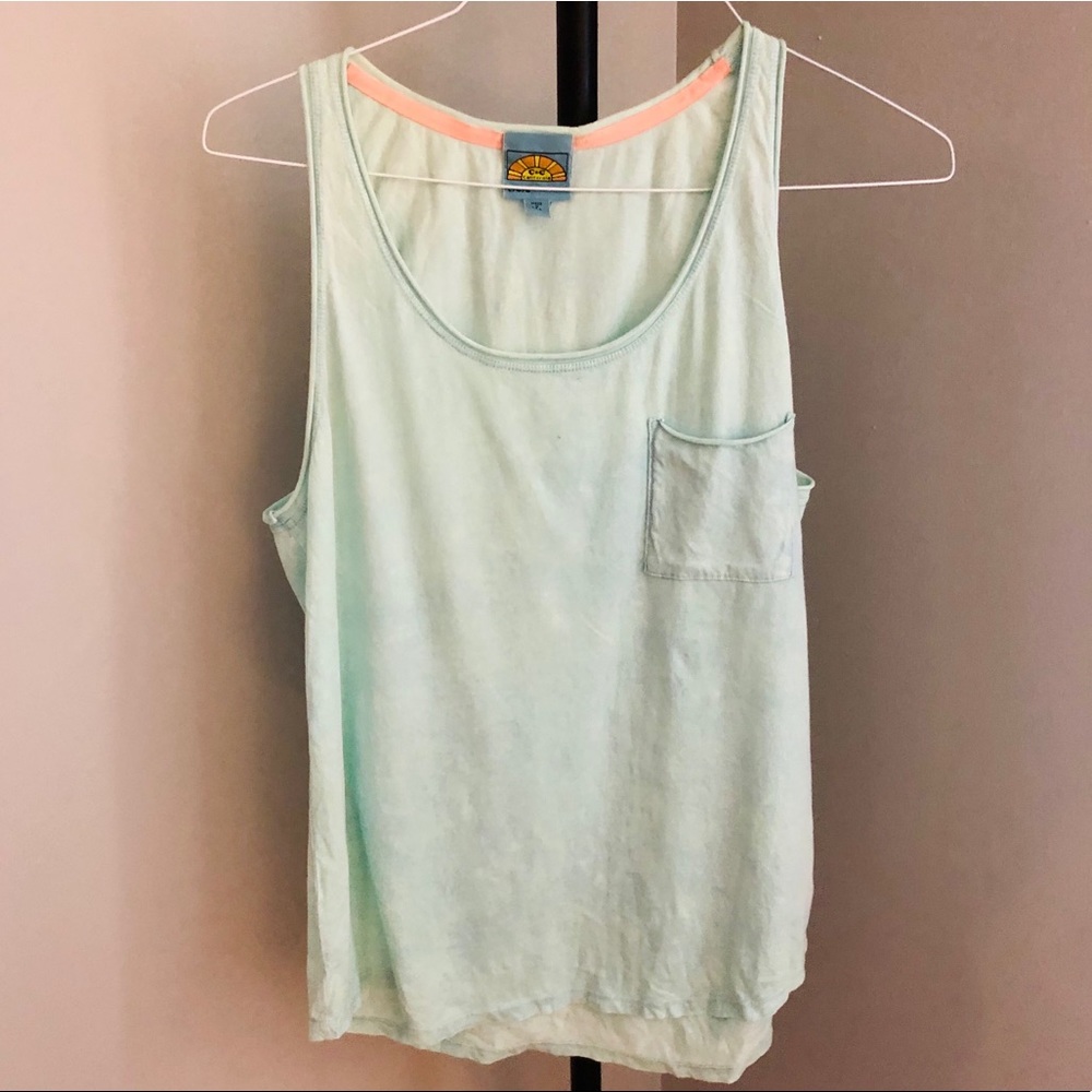 C&C California | Seafoam Green Tank Top w/ Pocket